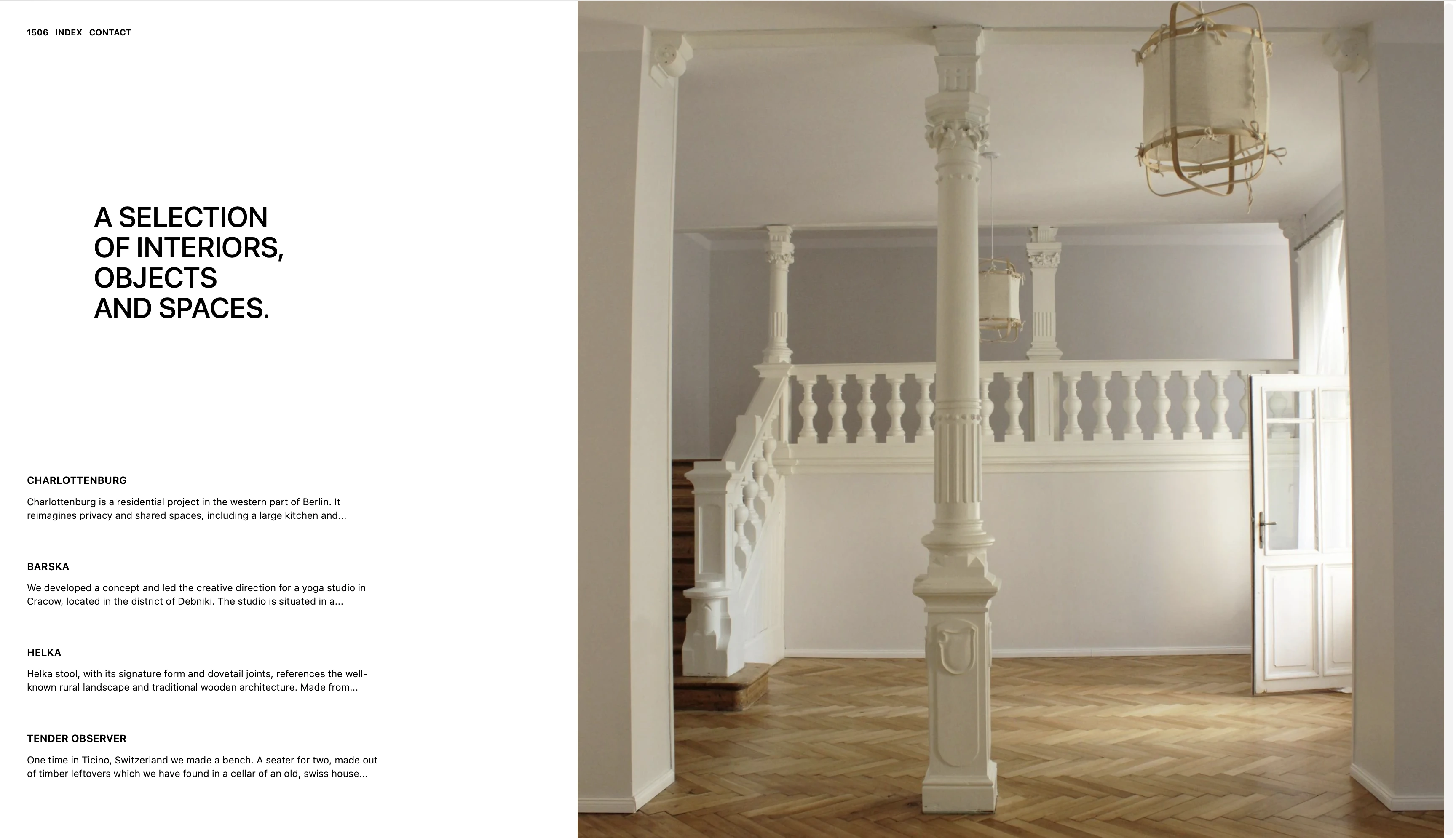 Independent architecture and design practice project